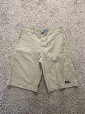 Dickies Shorts Mens 38 Beige Canvas Chino Relaxed Fit Workwear Pockets Summer