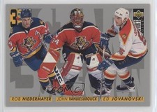 1996 Collector's Choice 3 Star Selection John Vanbiesbrouck Rob Niedermayer b5y