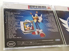 History of Sonic Music 20th Anniversary Edition CDs SEGA CD WWCE31259 2011