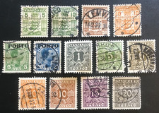 DENMARK COLLECTION OF OLD BACK OF BOOK STAMPS LOT 11