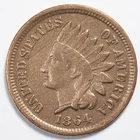 1864 Bronze Indian Head Penny Cent Very Fine (VF) Details