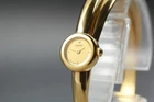 [Near MINT] SEIKO 1E20-0660 14mm Gold Qtz Women's Bangle Watch VTG From JAPAN