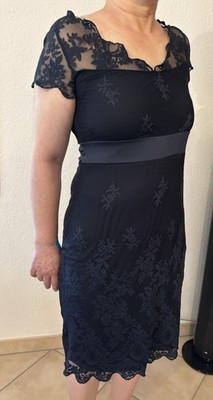 Damen Sommerkleid Abendkleid Cocktailkleid Dunkelblau Größe 38 von S.Oliver