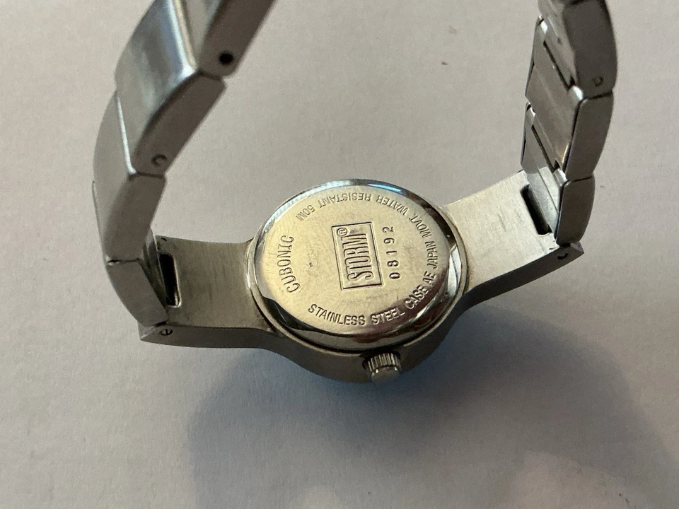 RARO Reloj de Acero STORM Vintage Coleccionable Años 90 Foto 3 de 4