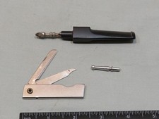 Vintage Tobacco Pipe Stem w/Stinger-Scraper, Pipe Stinger, Pocket Knife