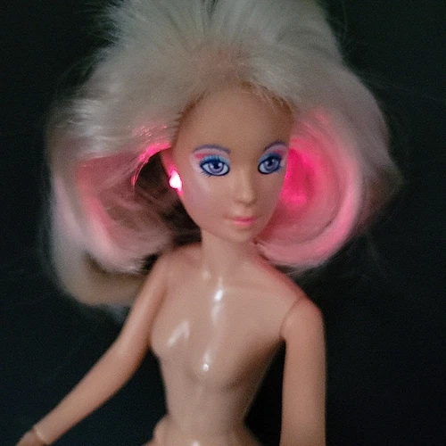 Vnt Working Hasbro Jem & the Holograms 12” JEM DOLL In 80's Culb Party FASHION