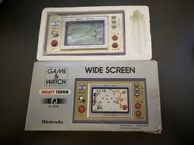 RARE Nintendo Game and Watch Snoopy Tennis (SP-30) CIB W/box TESTED Works USA