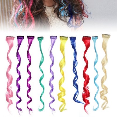 24 Pcs Clip In Hair Extensions for Styling Special Occasion Colored