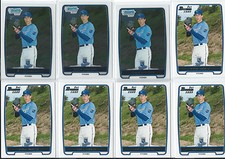 2012 (8)  KYLE ZIMMER    BOWMAN CHROME+ BOWMN ROOKIE CARDS LOTS MAKE ME AN OFFER