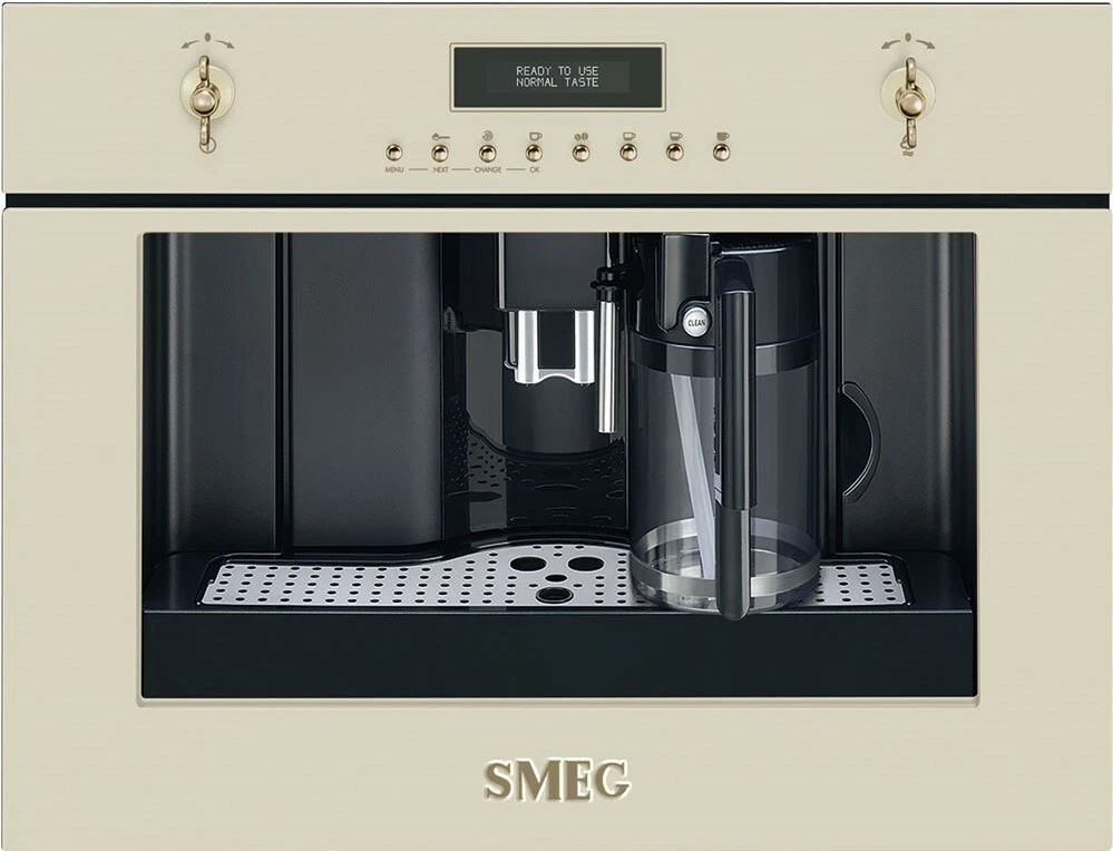 Smeg CMS8451Beige built in coffee machine nostalgia free ship Worldwide