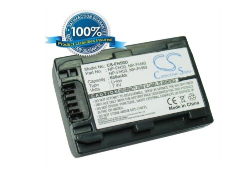 Battery for Sony DCR-SR200 DCR-HC32E DCR-HC96 DCR-HC45 HDR-SR8E DCR-HC38 HDR-SR1 - 第 1/1 張圖片