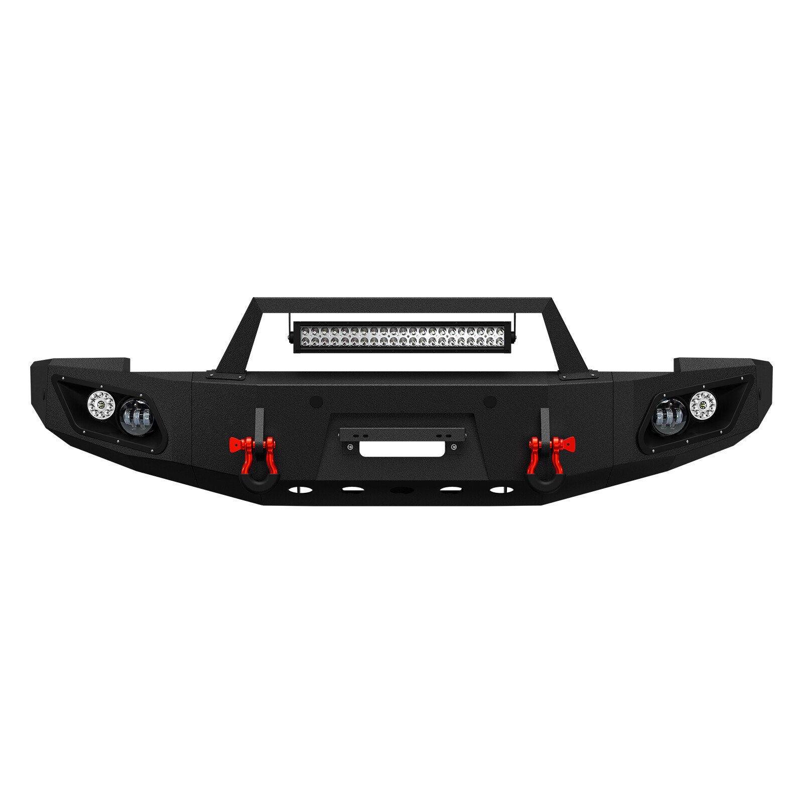 Off-Road Front Bumper W/ Sensor Holes For 2007-2013 2nd Gen Chevy Silverado 1500