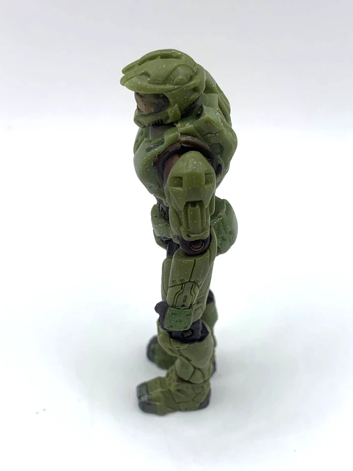 Minifigura Halo 2 Master Chief 2,75" pulgadas Joyride Green Spartan Campaign #1 Foto 2 de 4