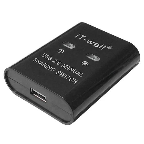 USB 2.0 Drucker Switch Box 2 PCs zu 1 Drucker Umschalter Freigabe Adapter - Bild 6 von 7