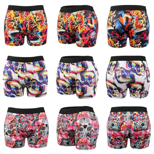 Herren 3er Pack Boxershorts Soft Unterwäsche Boxershorts Sport Trunks mit Fly Front - Bild 9 von 19