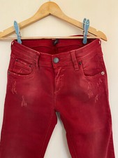 Conley's - tolle rote Jeans, Gr. M, 28/29 (38)