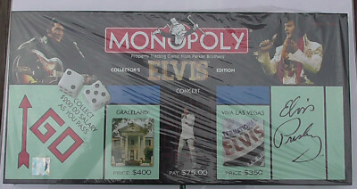 Sealed Elvis 25th Anniversary Collector's Edition Monopoly Board