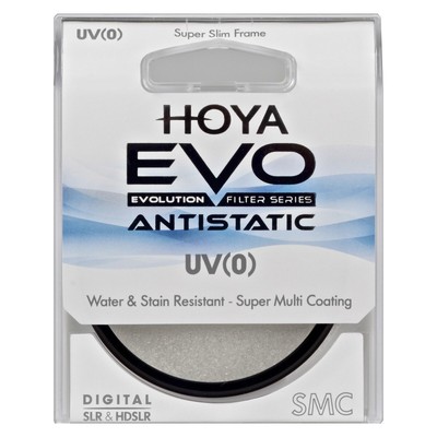 Hoya EVO ANTISTATIC 52mm UV (O) Slim Filter - 18-layer (SHMC) Multi-Coating