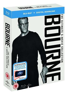 The Bourne Ultimate 5 Movie Collection 1-5 Blu-Ray Set BRAND NEW Free Ship