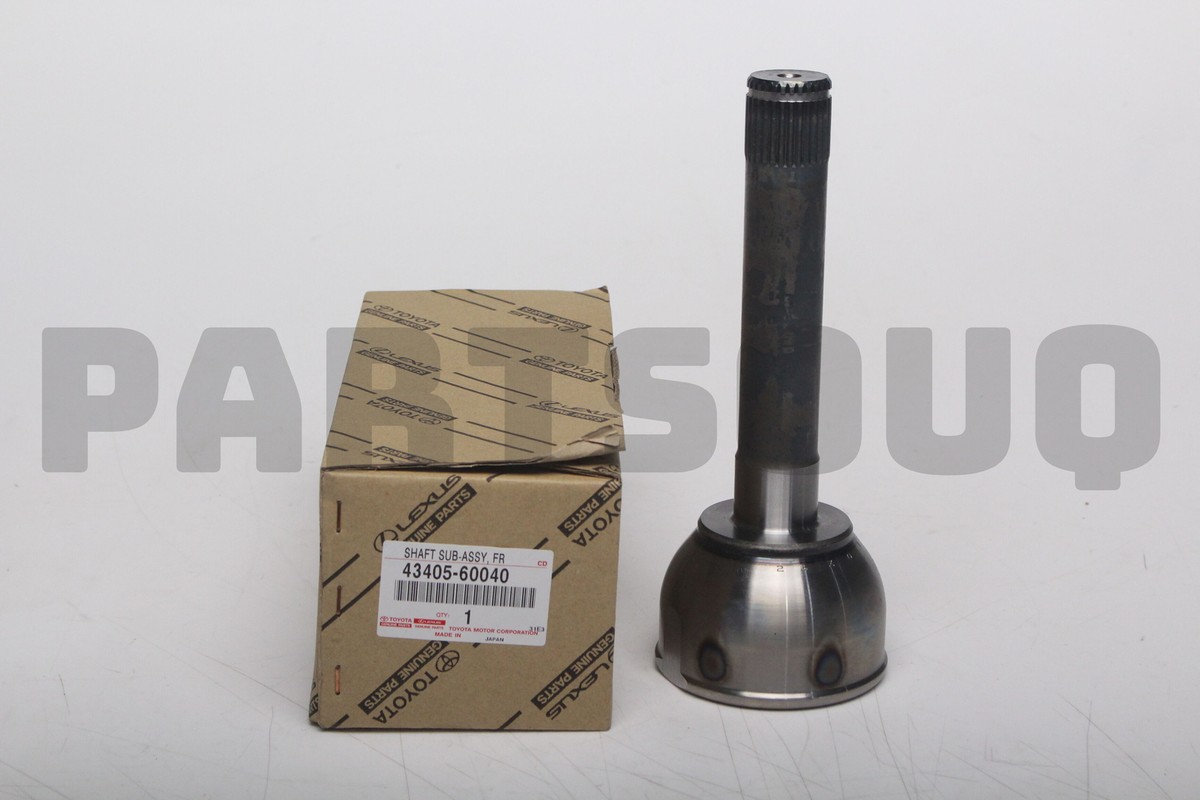 あうと 4340560040 Genuine Toyota SHAFT SUB-ASSY, FRONT AXLE OUTER
