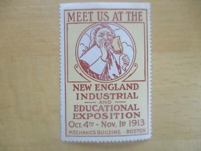 (1449) Reklamemarke - Industrial and Educational Exposition Boston 1913