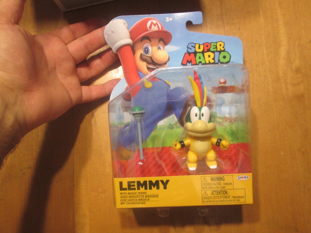 【真作】【美品】マリオ・アヴァチ「les sang its longs」 World of Nintendo SUPER MARIO LEMMY WITH MAGIC WAND 4 INCH