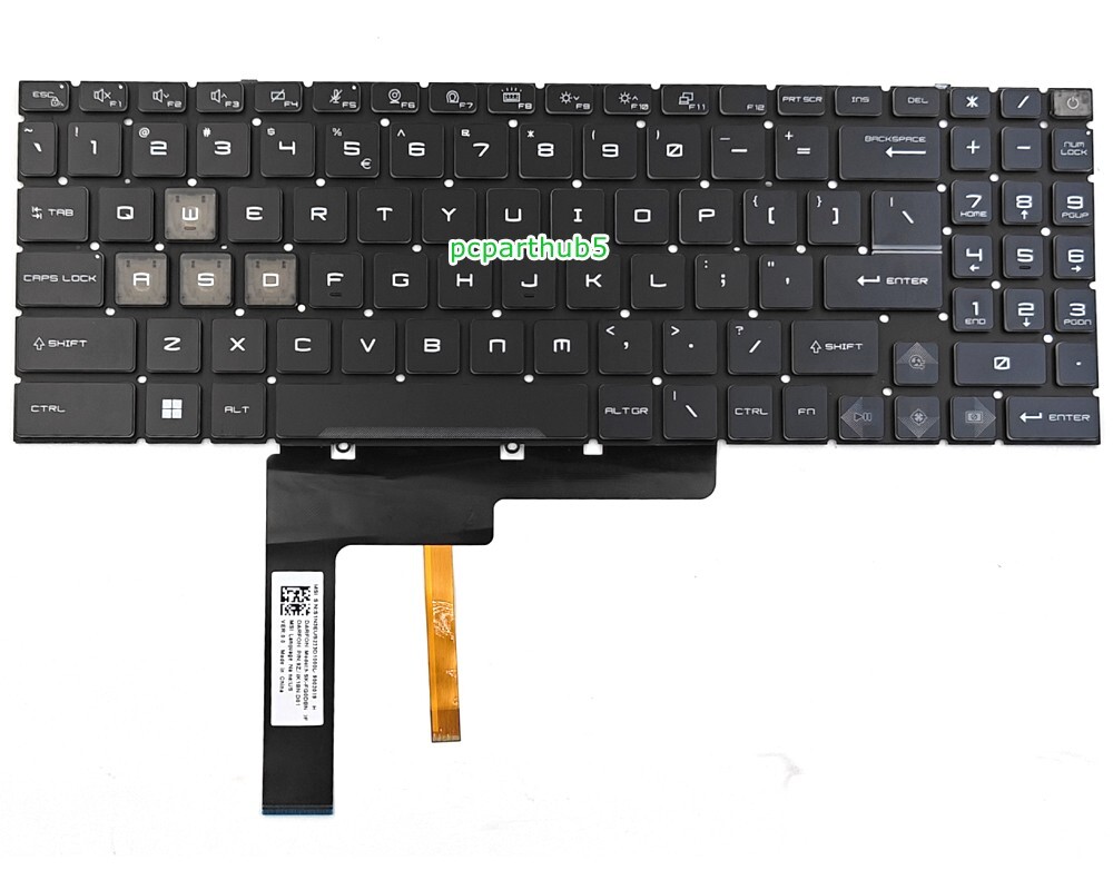 New MSI Pulse 15 B13VFK B13VGK Pulse 17 B13VFK MS-17L5 Keyboard US