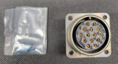 Bendix Connector New Old Stock MIL-Spec MS3100F 20-27S 14-Pin w/ backshell