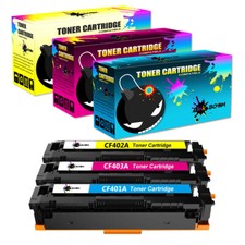 3 CMY Toner Cartridge replace for HP CF400A-3A 201A Color LaserJet M252n M252dw