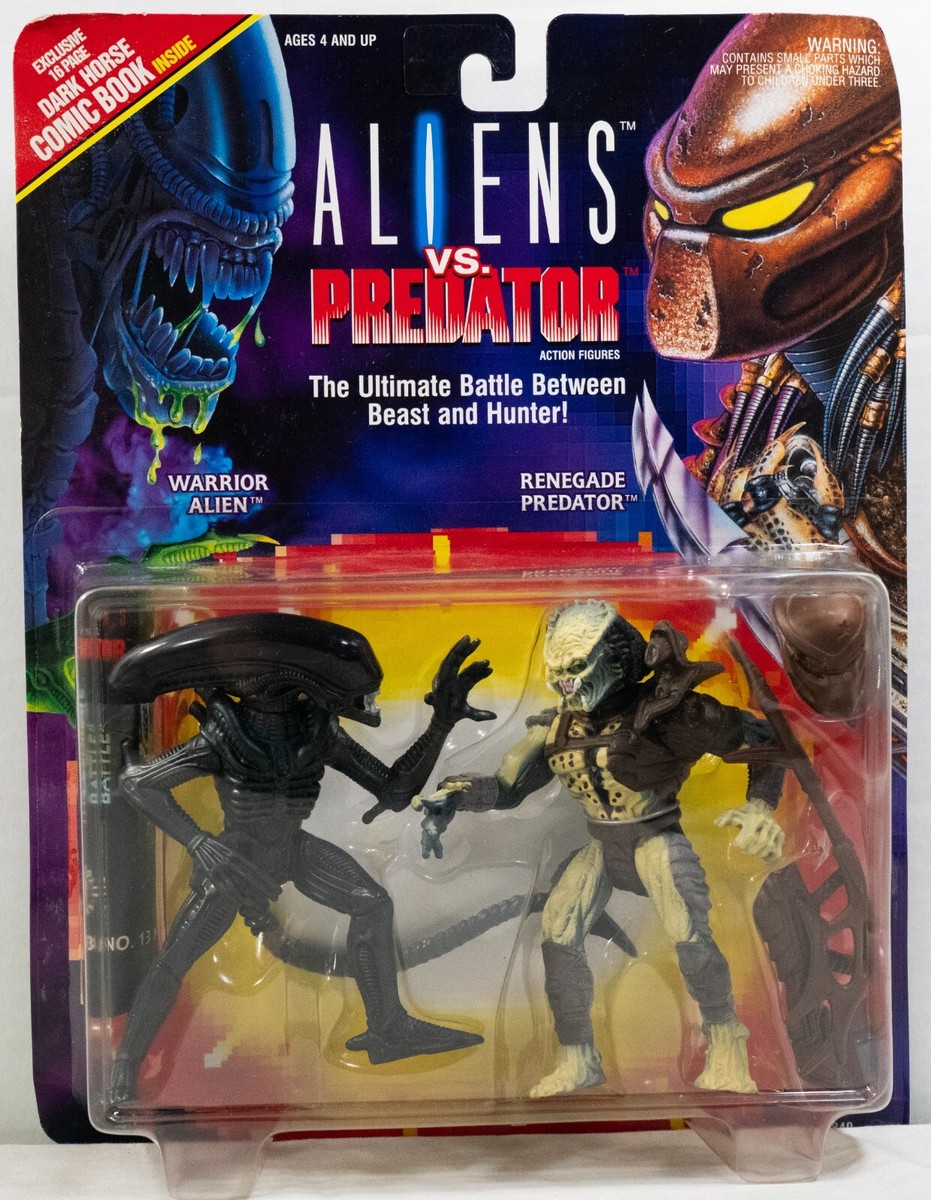 Aliens vs Predator Action Figure Set Warrior Alien Renegade