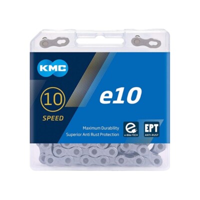 KMC E-BIKE KETTE E10 EPT VERSTÄRKT 136 GLIEDER ROSTSCHUTZ