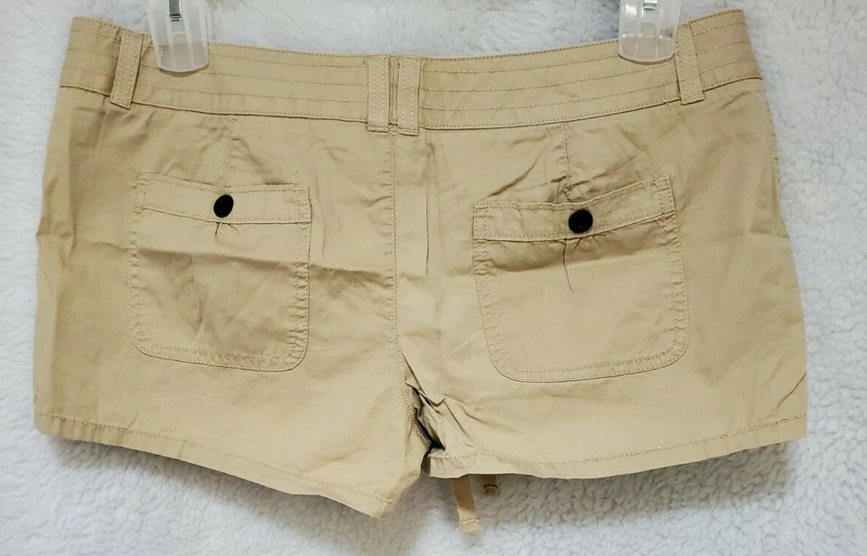 Pantalones Cortos Hang Ten Juniors Mujer Talla 11 Marrón NUEVO Foto 4 de 4