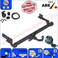 AHK ES7 FüR Nissan Primera W11 Kombi 1998-02 AnhäNgerkupplung + E-Satz Komplett