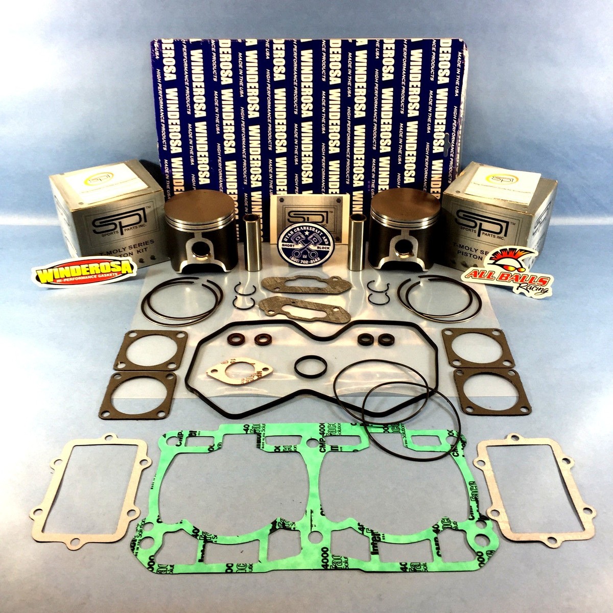 NEW SKI-DOO 800R SPI PISTONS GASKET KIT 07-16 SUMMIT GSX RENEGADE