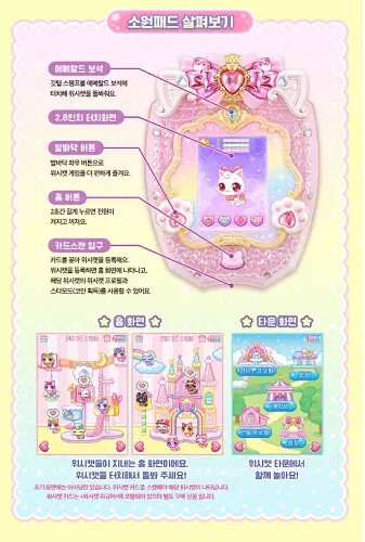 2024 WishCat Wish Pad Diary Bag Virtual Pets Melody Game Wish Cat / Korea - Picture 5 of 10