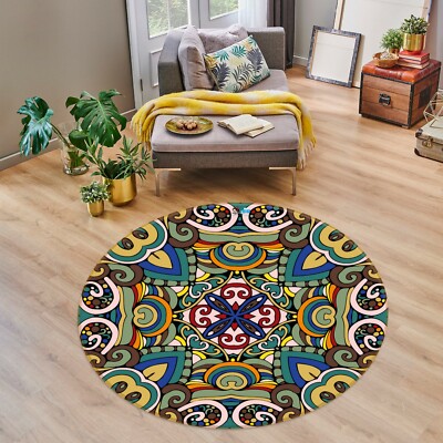 3D Green Leaf Pattern NAO10312 Game Rug Mat Elegant Photo Carpet Mat Fay