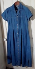 Vintage Studio Blue Jean Denim Woman's Dress Sz. 12