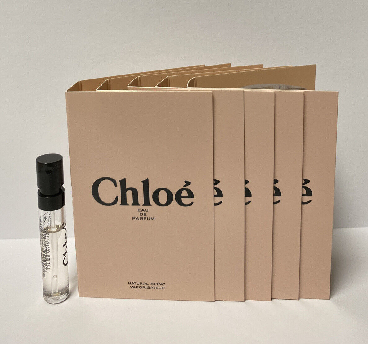 5 Chloe Eau de Parfum Spray Sample Vial 0.04 oz/1.2 ml Travel for Women