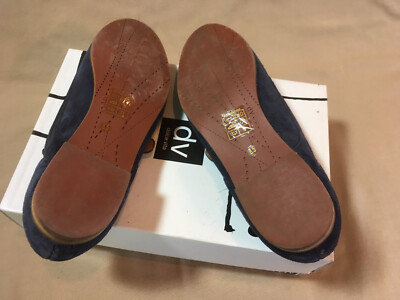 Dolce Vita Blue Suede Loafer Oxford Slip On Women Shoes - Sz  display picture 1