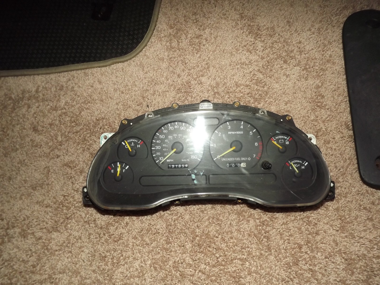 9495 Mustang Gt Instrument Cluster 150 Mph Speedometer SN95 T5 5.0 V8 eBay