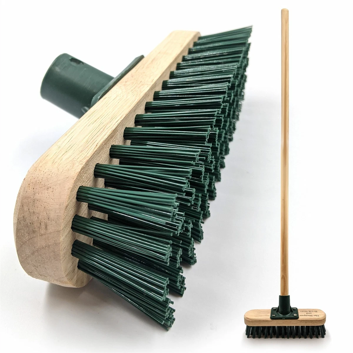 Floor Scrubbing Brush Hand Scrub Brush with Hard Stiff Bristles and Handle