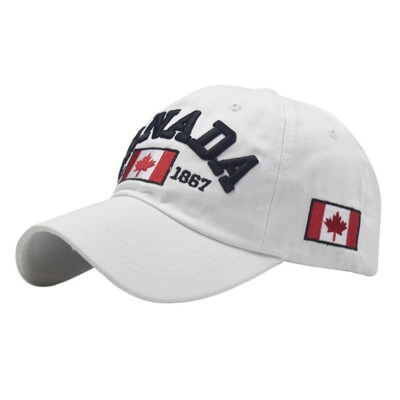 CANADA Maple Leaf Flag, Baseball Cap, ADJUSTABLE Buckle Hat, Men, Women Canadian