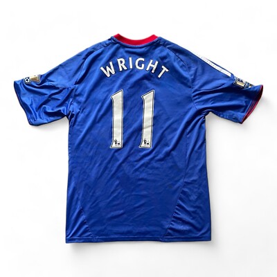 【正規品10-11  Chelsea  shirt】XL 2010-11 Chelsea Home Wright #11 Football Shirt Vintage Rare Jersey