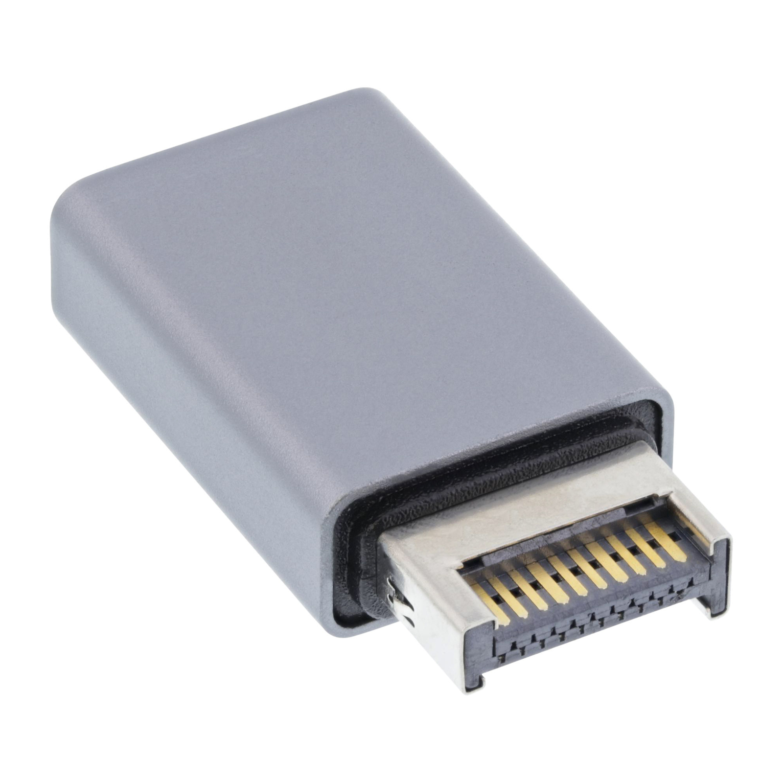 Thumbnail - Inline Usb 3.2 Adapter, Intern Usb-e Frontpanel Stecker Zu Usb-a