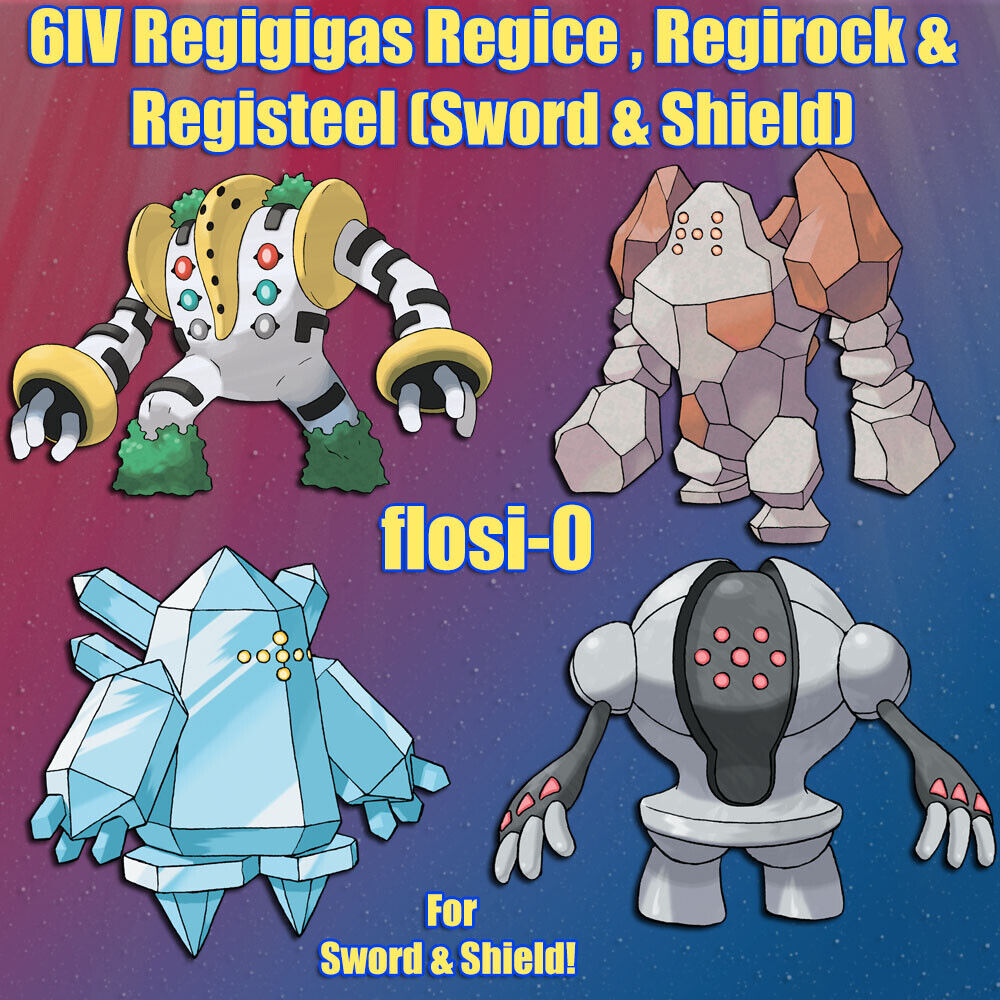 Pokemon Sword and Shield Regigigas 6IV-EV Competitively Trained –  Pokemon4Ever