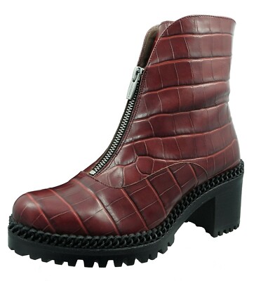 Wonders Botines De Tacón Mujer Piel Coco Burdeos Ref.H-3902 | eBay