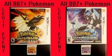 Pokemon Ultra Sun & Ultra Moon Loaded All 807 SHINY Pokémon & 100+ Legit Events