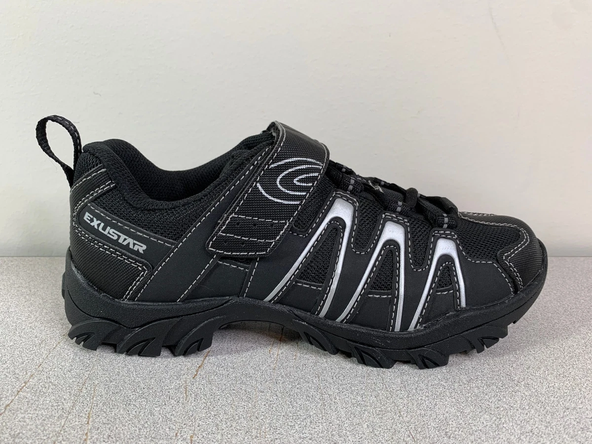Scarpe Ciclismo Exustar E-SM324 – SPD 2 Bulloni, Pelle, Per Uomo (Taglie 41-45 EU)