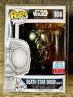 Funko POP! Star Wars Rogue One Death Star Droid White 2017 Fall Convention
