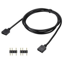 ARGB Extension Cable, 5V 20" 3 Pin 1 to 1 Female to Female, Black